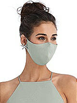 Alt View 2 Thumbnail - Willow Green Soft Jersey Reusable Face Mask