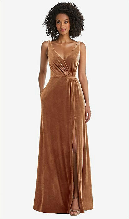 Halter Maxi Dress with Ivory Lace Bodice-Gold / Gold / US0