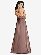 Alt View 1 Thumbnail - Sienna Deep V-Neck Shirred Skirt Maxi Dress with Convertible Straps