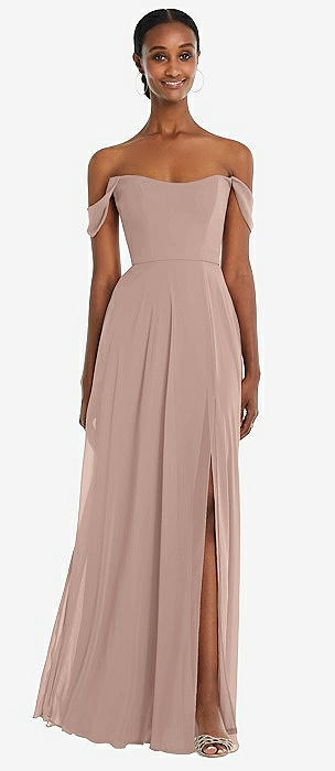 Bridesmaid dresses 2025 off shoulder sleeves