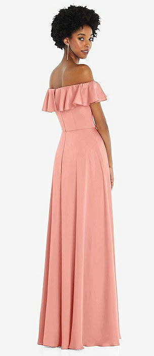 Rose quartz clearance color bridesmaid dress