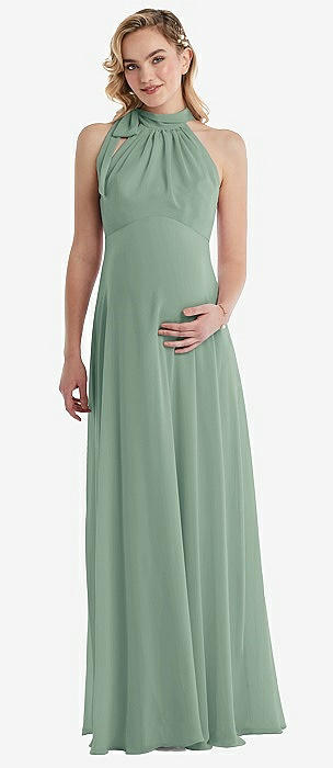 Seagrass green 2024 bridesmaid dresses