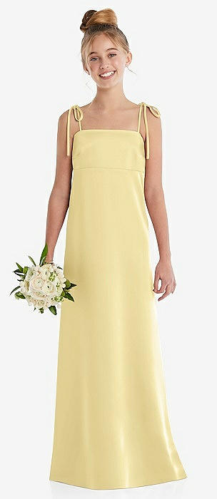 pale yellow bridesmaid dresses