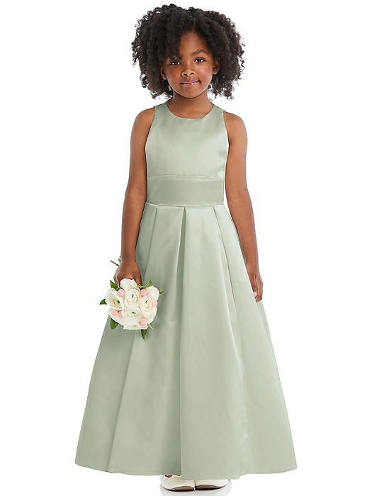 Pale green 2024 flower girl dresses