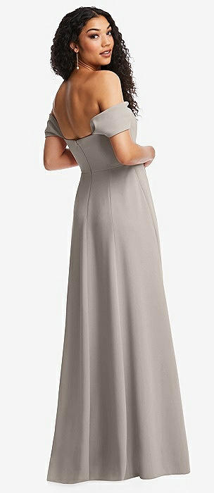 Neutral Dessy Crepe Bridesmaid Dresses