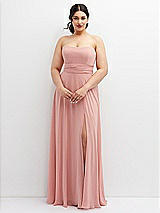 Alt View 4 Thumbnail - French Blue Chiffon Convertible Maxi Dress with Multi-Way Tie Straps