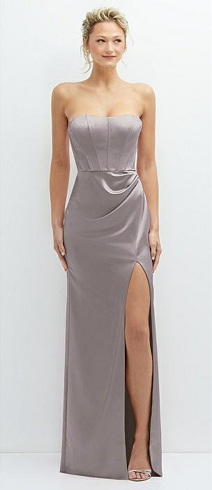 Gigi Convertible Neutral Champagne Bridesmaid Jumpsuit