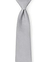 Front View Thumbnail - French Gray Peau de Soie Neckties by After Six