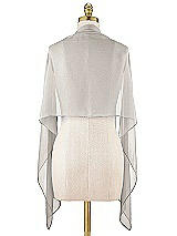 Alt View 1 Thumbnail - Oyster Sheer Crepe Stole