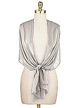 Alt View 2 Thumbnail - Oyster Sheer Crepe Stole