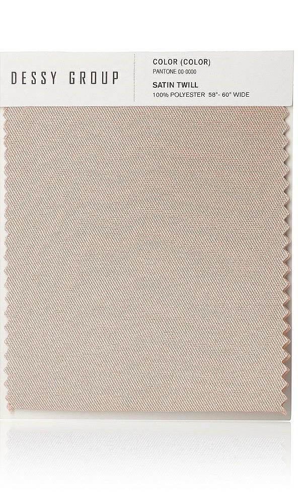 Front View - Cameo Satin Twill Swatch