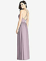 Rear View Thumbnail - Lilac Dusk Criss Cross Strap Backless Maxi Dress