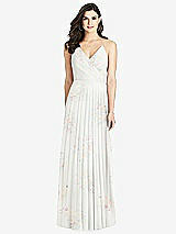 Rear View Thumbnail - Spring Fling Ruffled Strap Cutout Wrap Maxi Dress