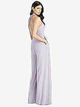 Rear View Thumbnail - Moondance V-Neck Backless Pleated Front Jumpsuit
