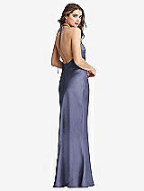 Front View Thumbnail - French Blue Cowl-Neck Convertible Maxi Slip Dress - Reese