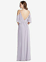 Rear View Thumbnail - Moondance Convertible Cold-Shoulder Draped Wrap Maxi Dress