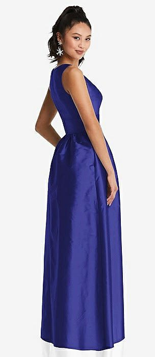 Electric 2024 pleated gown