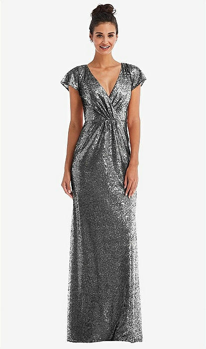 Dessy sequin outlet dress