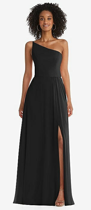 27+ Black One Shoulder Bridesmaid Dress