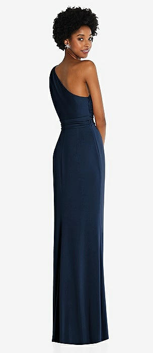 David's bridal shop navy bridesmaid dress