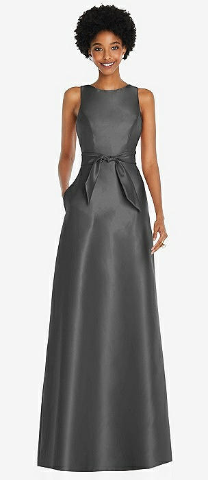 Gunmetal grey deals bridesmaid dresses