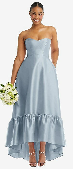 Blue empire waist top dress