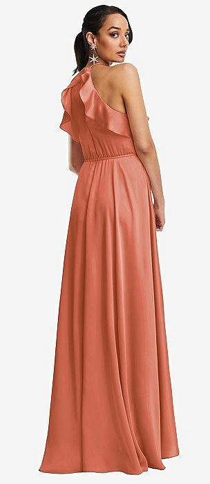 Little mistress shop terracotta dress