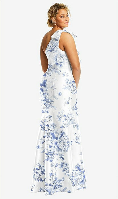 Floral trumpet cheap dress