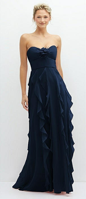 Navy sweetheart outlet bridesmaid dress