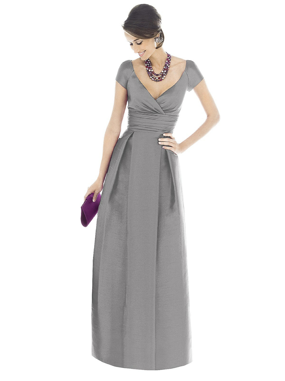 Alfred Sung Bridesmaid Dress D501 In Quarry | The Dessy Group