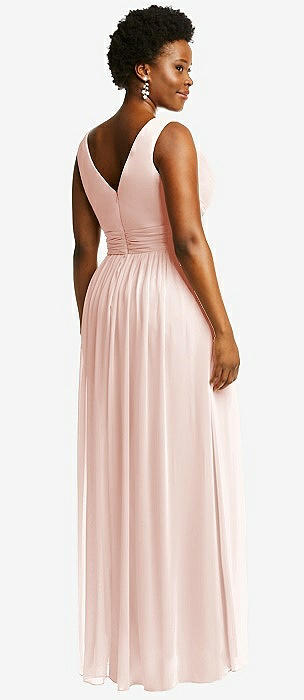 Dessy Blush Belt Ready To Ship Bridesmaid Dresses