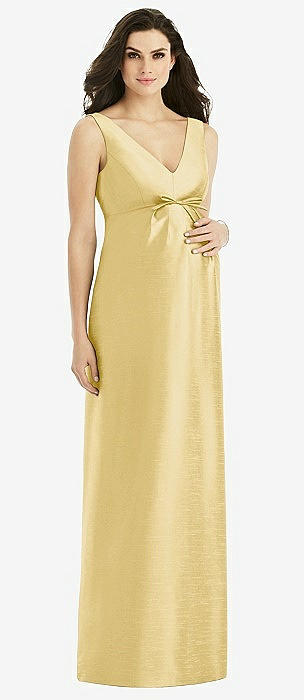 Yellow Alfred Sung Female Bridesmaid Dresses