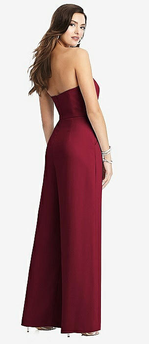 Bridesmaid 2024 jumpsuit burgundy