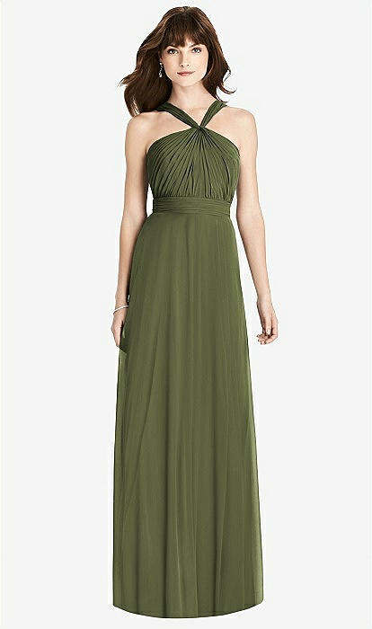 Chiffon maxi best sale skirt bridesmaid