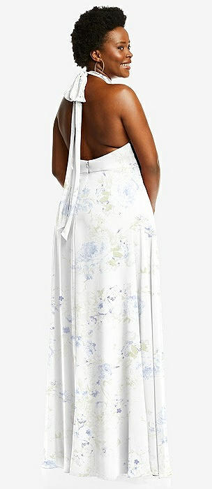 Floral Halter Maxi Dress - City Chic