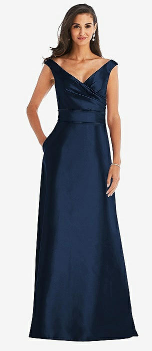 Midnight navy bridesmaid store dresses