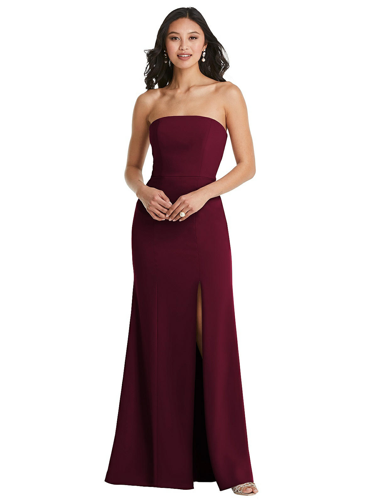 Bella Bridesmaids Bridesmaid Dress Bb134 In Cabernet 