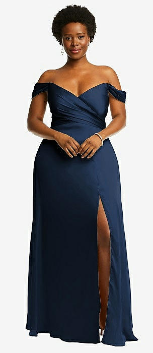 Dessy midnight shop blue bridesmaid dresses