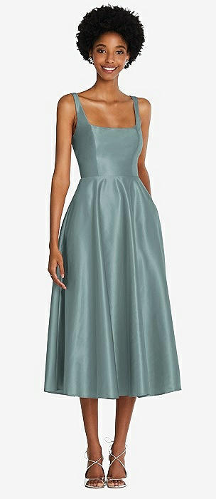 Icelandic Midi Bridesmaid Dresses