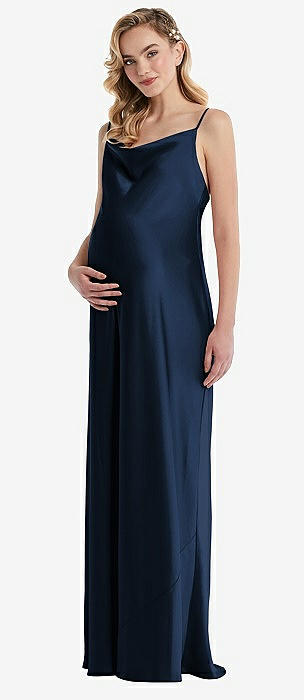 Midnight blue slip outlet dress