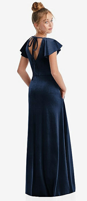 Velvet junior bridesmaid clearance dresses