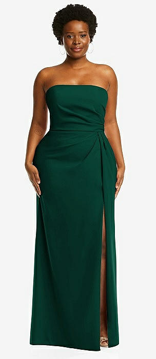 Army green clearance long dress