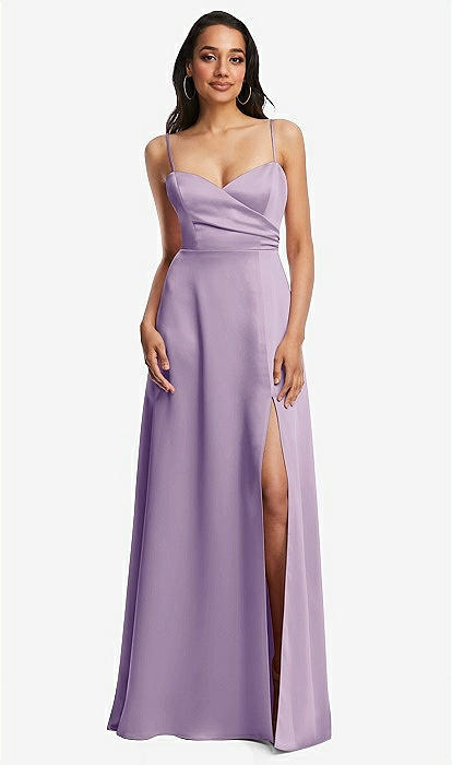 purple bridesmaid dress