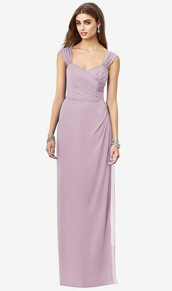 After Six Women's Tea Rose Wrap Bodice Gown Size 0