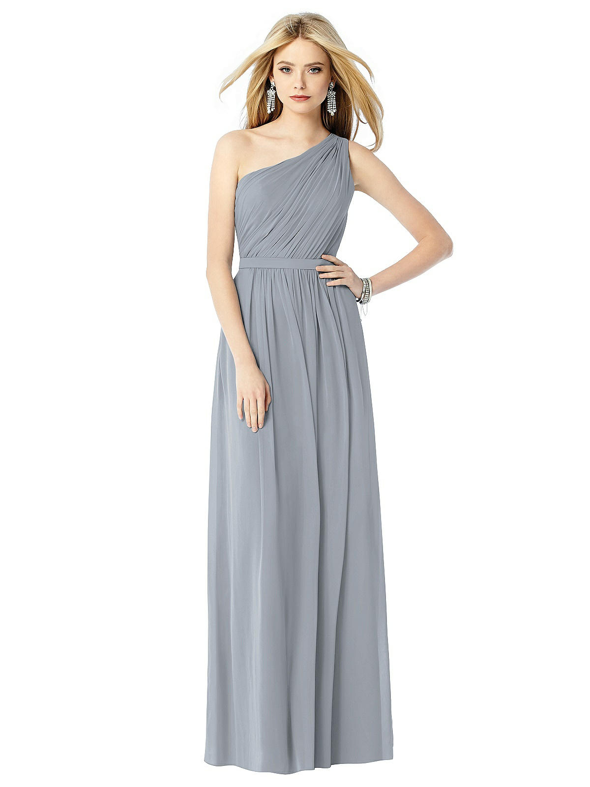After Six Bridesmaid Dress 6706 In Platinum | The Dessy Group