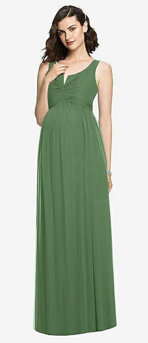 Dark green outlet maternity bridesmaid dress