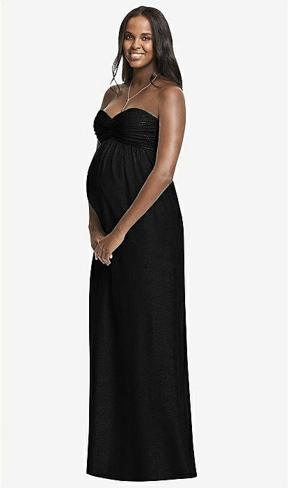 Black maternity sale bridesmaid dress