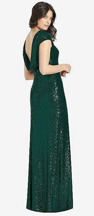 Green Dessy Elle Sequin Bridesmaid Dresses