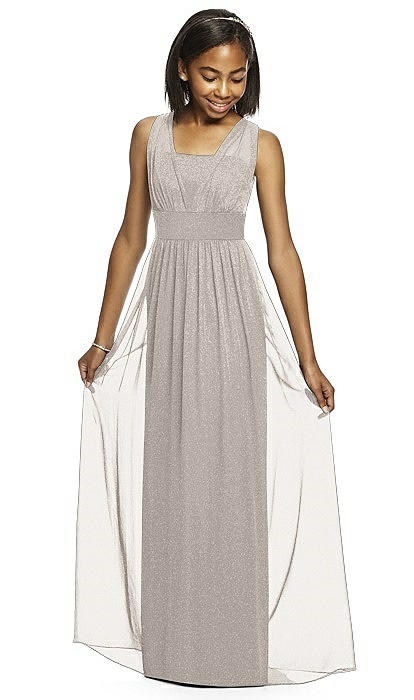 Junior bridesmaid hot sale dresses silver