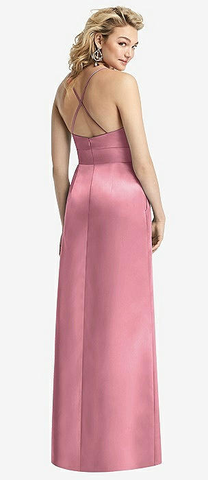 Carnation pink bridesmaid clearance dresses